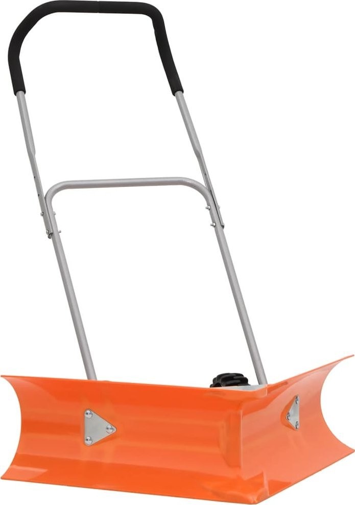 vidaXL vidaXL Klappschaufel mit ausziehbarem Stiel, orange, Stahl