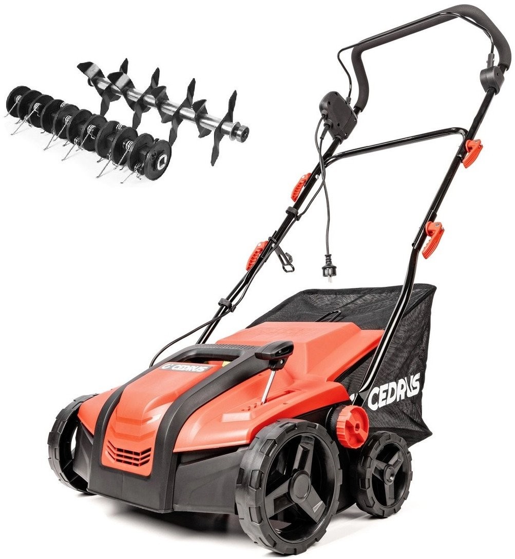Cedrus We38 Rasenvertikutierer und -belüfter 2-in-1 (Belüfter + 2 Walzen) 1800 W / 38 cm Cedwe38 – Ewimax –