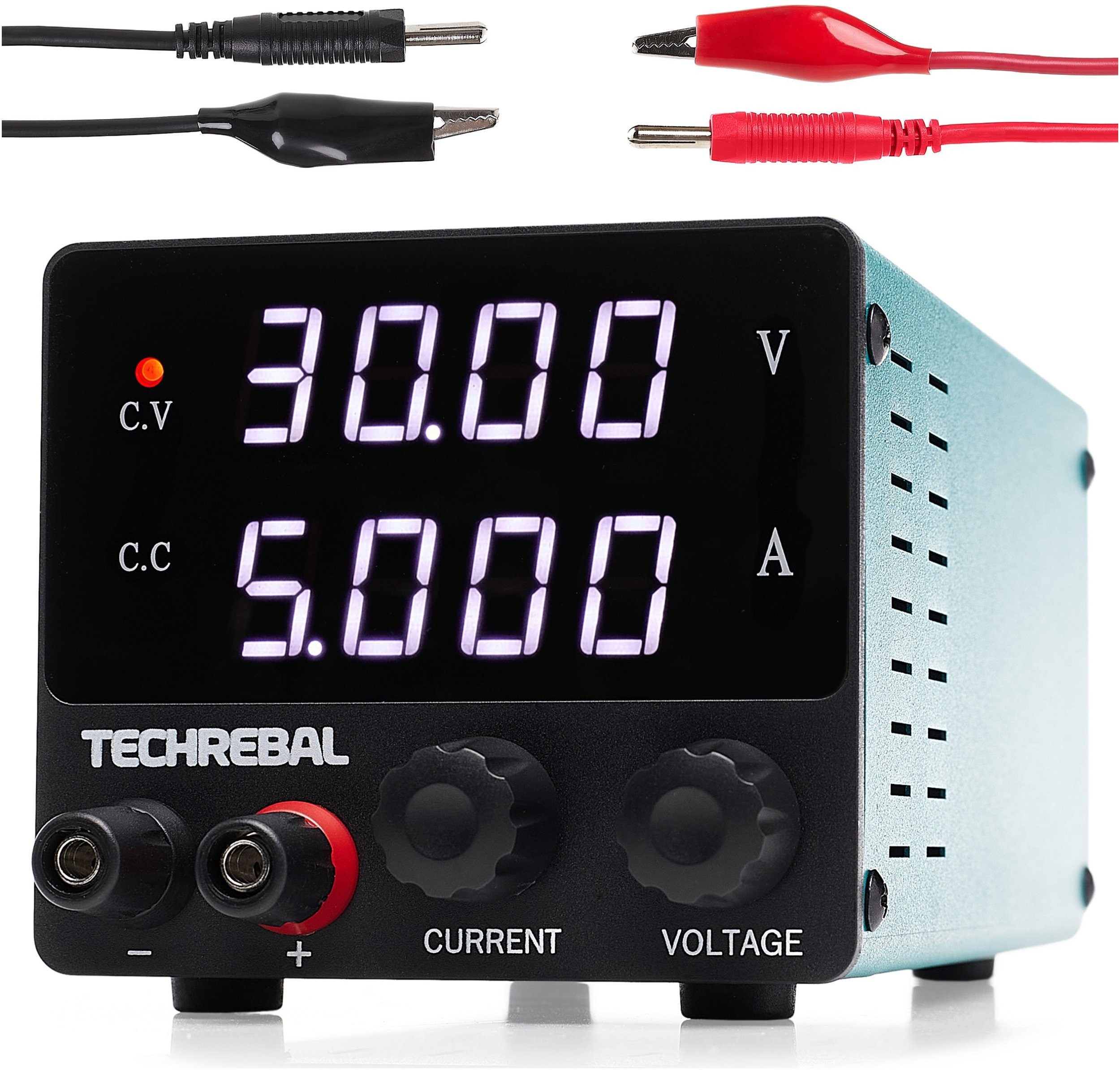 Techrebal SPS-F305 Labor-Netzteil, 30 V, 5 A, regelbar, Präzisionsausführung