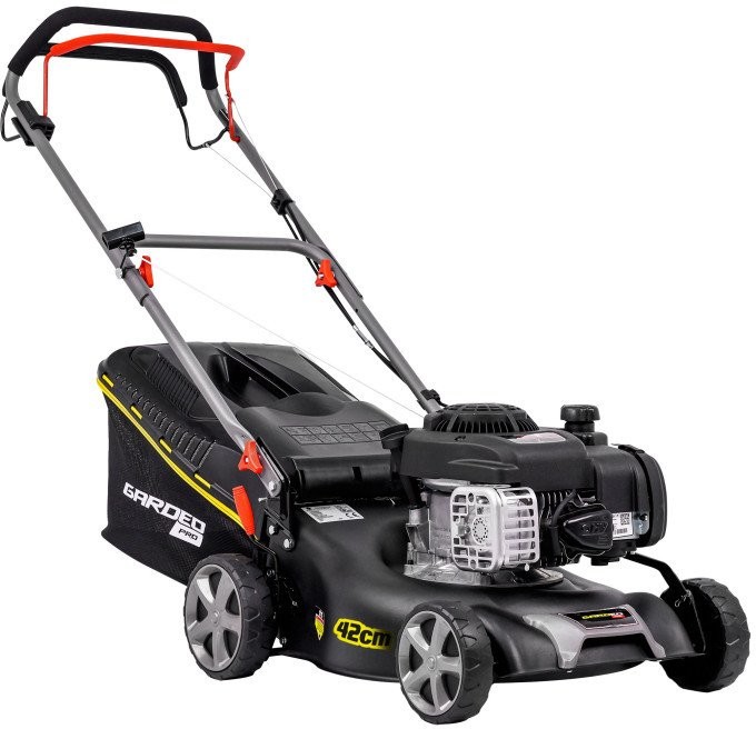GARDEO-Benzinrasenmäher, 1700 W, 125 cm³, 41,8 cm, 45 l, B&S 300E, selbstfahrend