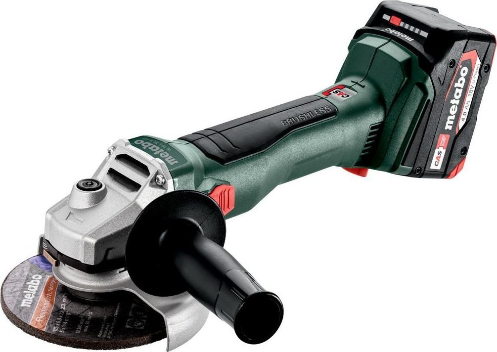 Metabo-Winkelschleifer METABO.ANGLE GRINDER 18 L BL 9-125 2x4,0 Ah METABOX
