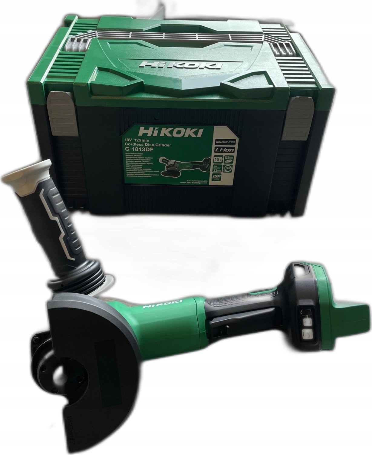 Hikoki-Schleifmaschine HIKOKI WINKELSCHLEIFER 18 V 125 mm G1813DF W2Z BRUSHLES HSC II SOLO