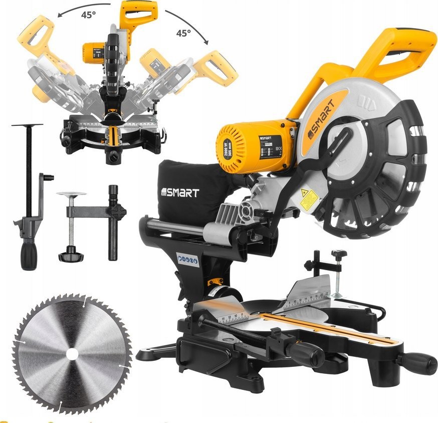 Kapp- und Gehrungssäge Smart SM-04-05305, 2000 W, 305 mm