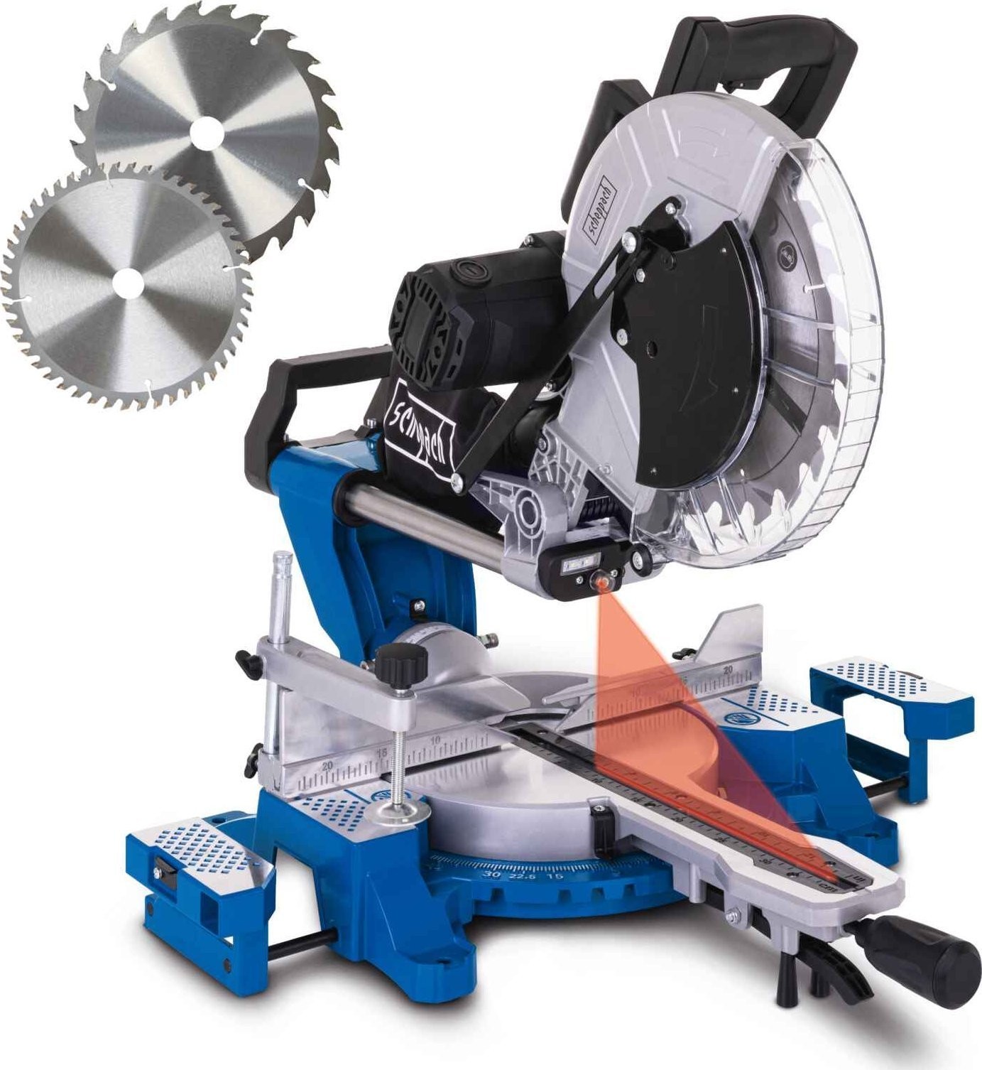 Scheppach-Gehrungssäge HM140L, 2000 W, 305 mm