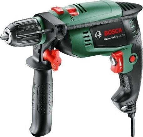 Bosch-Bohrmaschine: Bosch-Schlagbohrmaschine UniversalImpact 700 W + x-line-Zubehörset