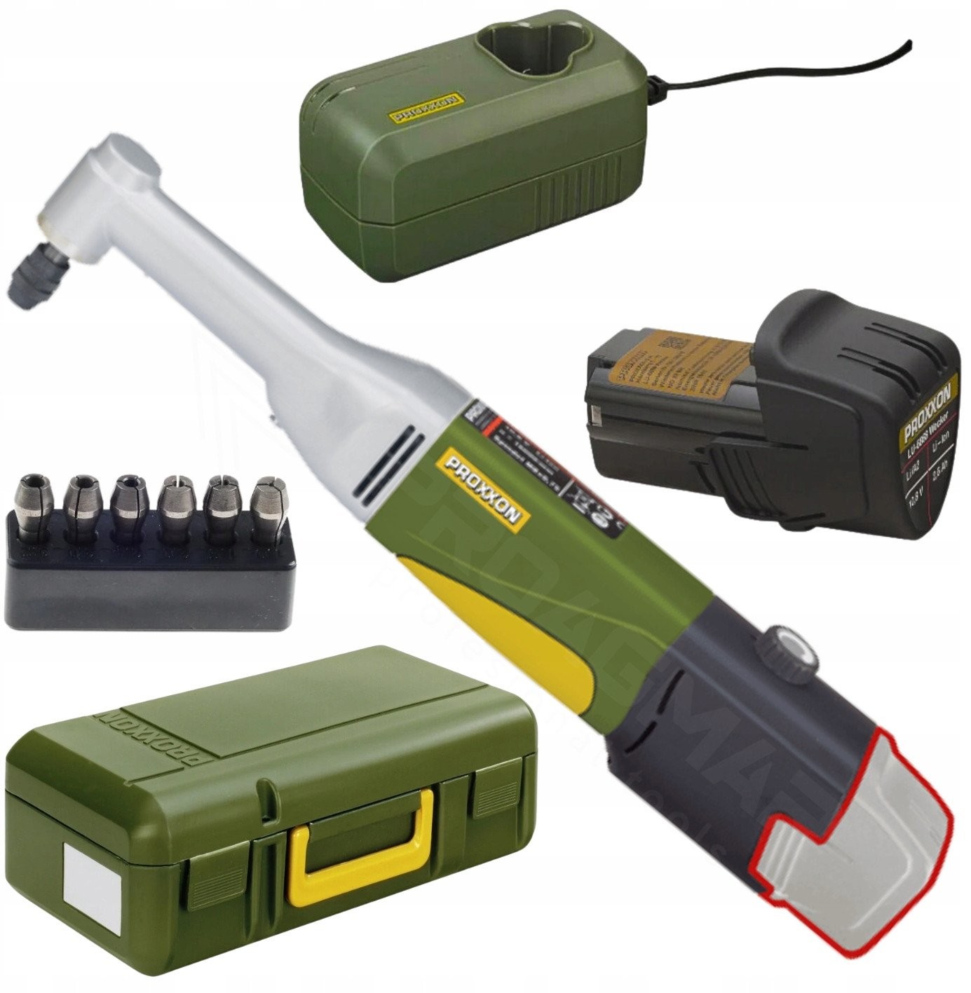 Proxxon LWB/A Akku-Winkelbohrmaschine – Set