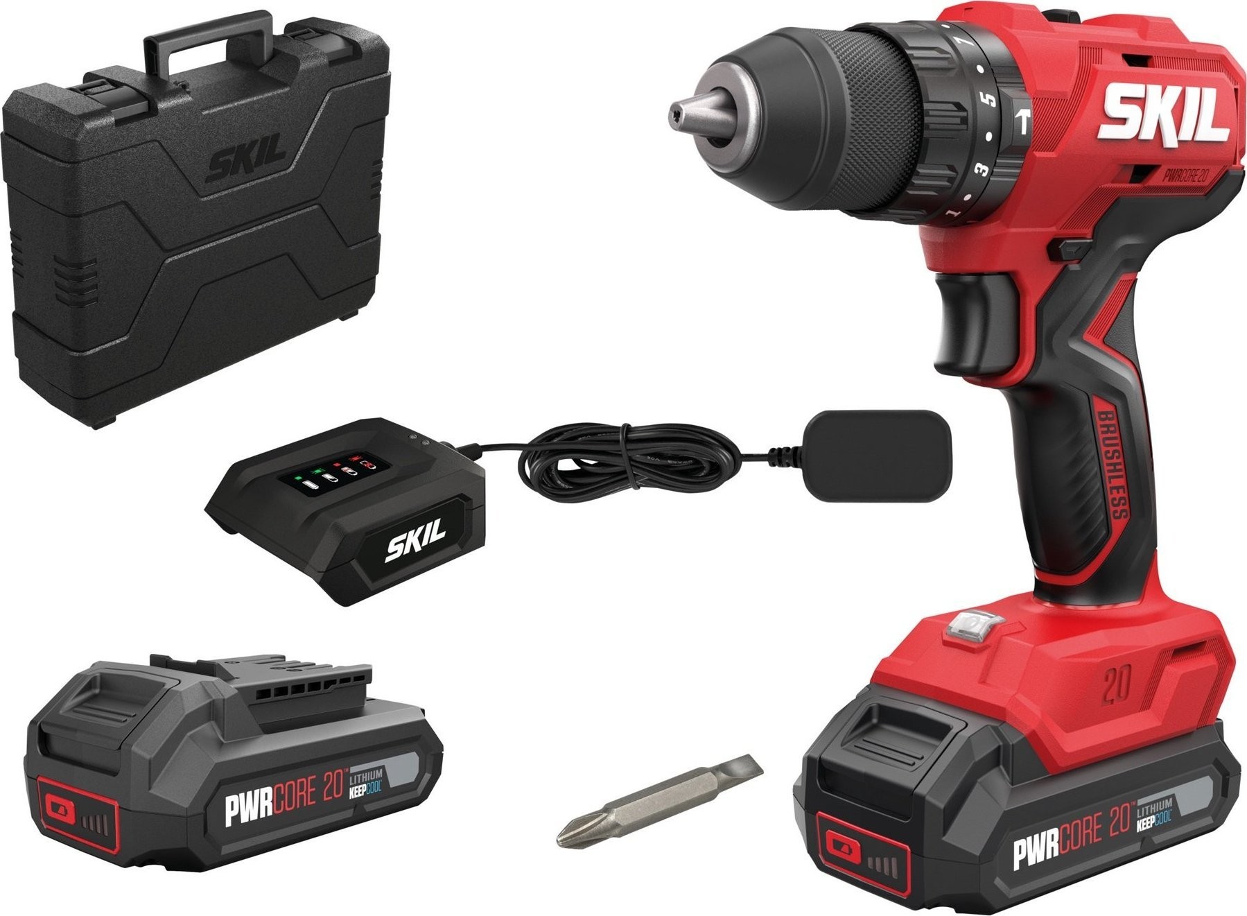 Bohrmaschine DRILL DRIVER CORDLESS 3021HB 20 V 2×2 Ah