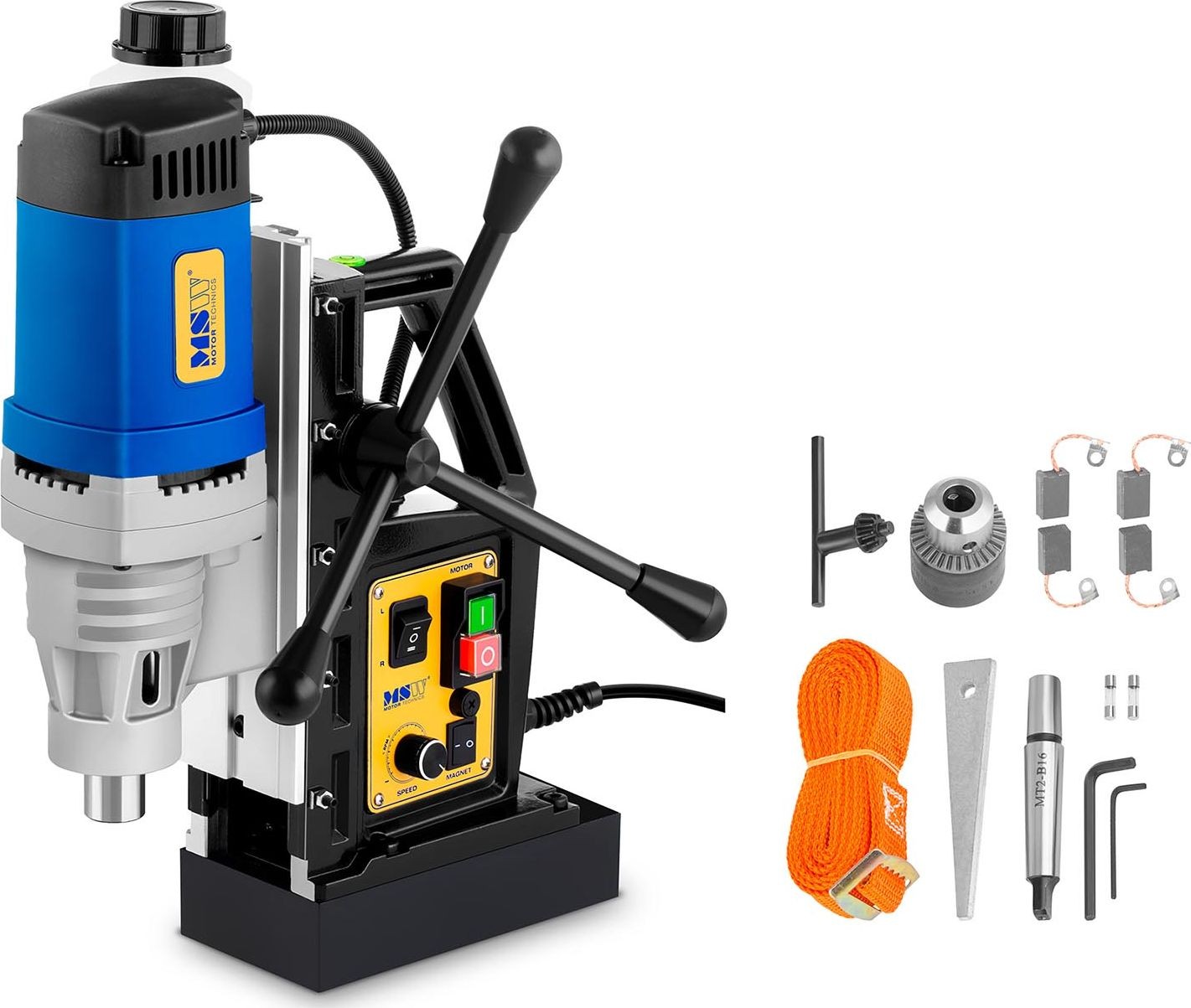 MSW Magnetbohrmaschine mit Magnetfuß, 1380 W, MSW-MD32-ECO