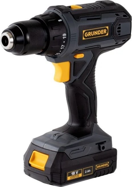 Bohrschrauber Grunder CD-L1218, 18 V, 1 Akku (2 Ah)