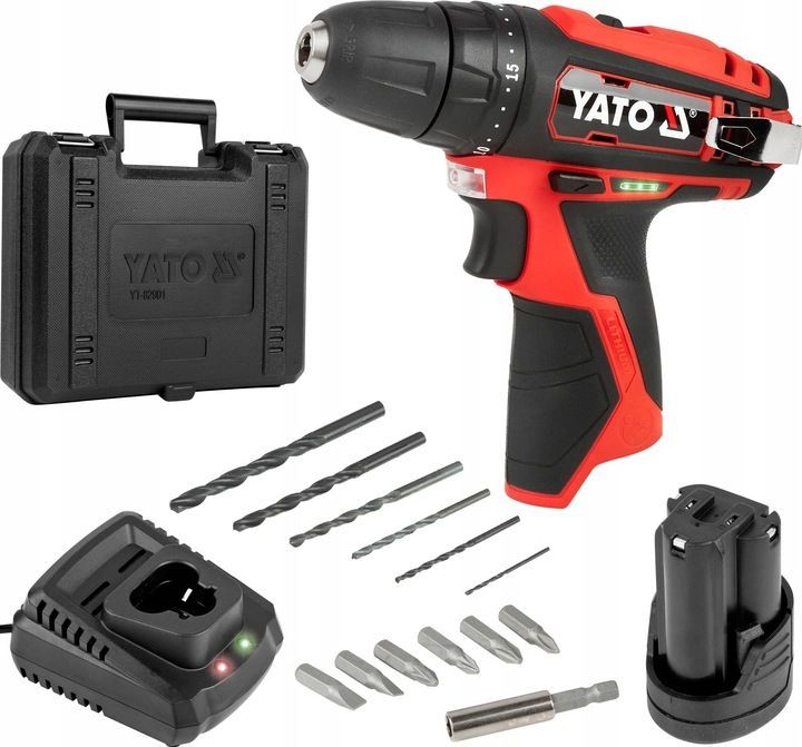 Bohrschrauber Yato YT-82901, 12 V, 1 Akku (2 Ah)