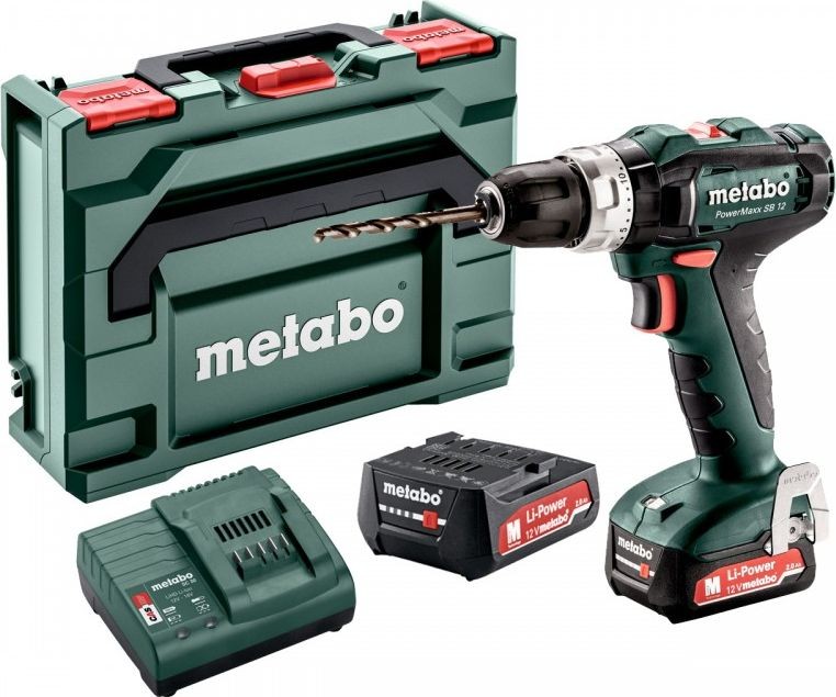 Bohrschrauber Metabo SB 12, 12 V, 2 Akkus à 2 Ah