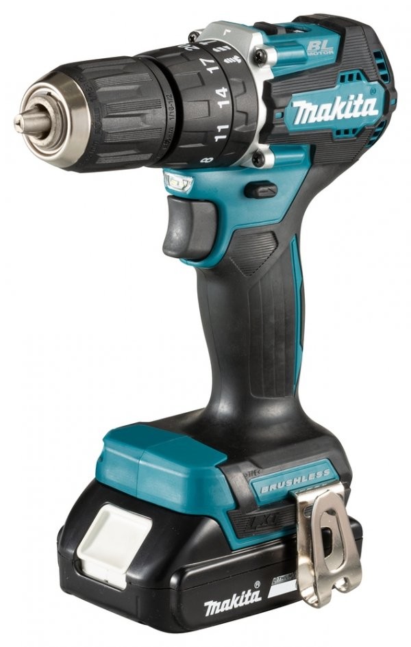 Bohrschrauber Makita DHP487RAJ 18 V, 2 Akkus à 2 Ah