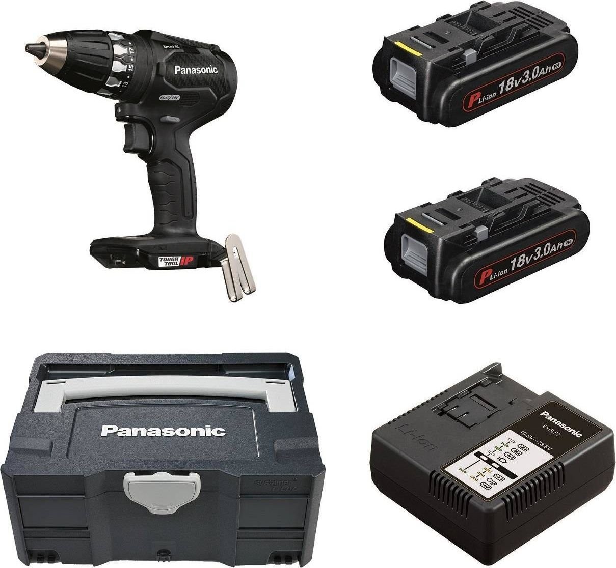 Bohrschrauber Panasonic EY74A3PN2G 18 V, 2 Akkus à 3 Ah
