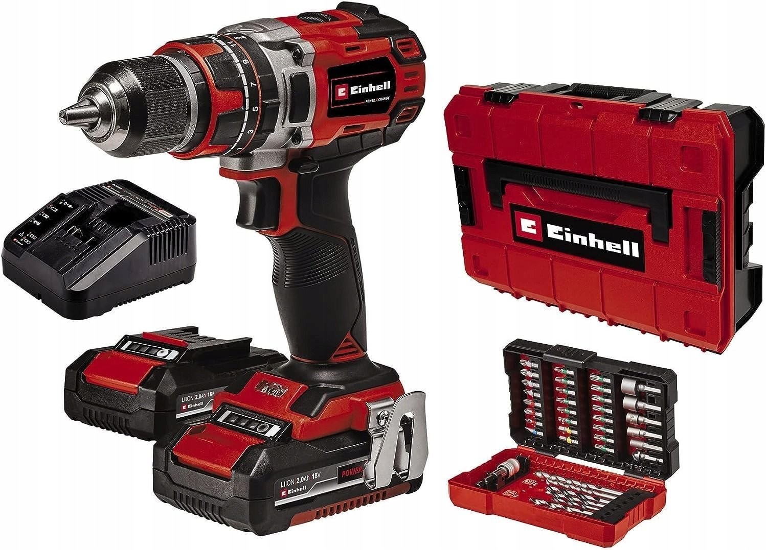 Einhell Akku-Bohrschrauber-Set TP-CD 18 V/50 Nm, neu