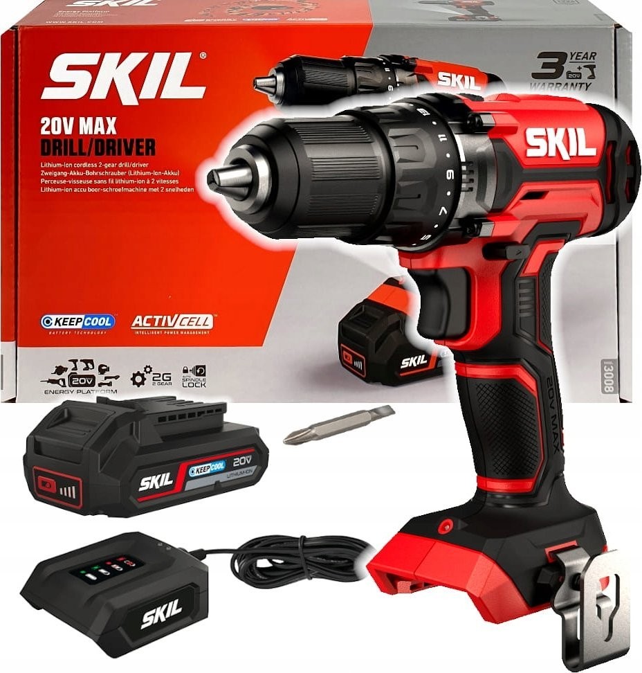 Akku-Bohrschrauber CORDLESS DRILL 3008AC 2AH 20V