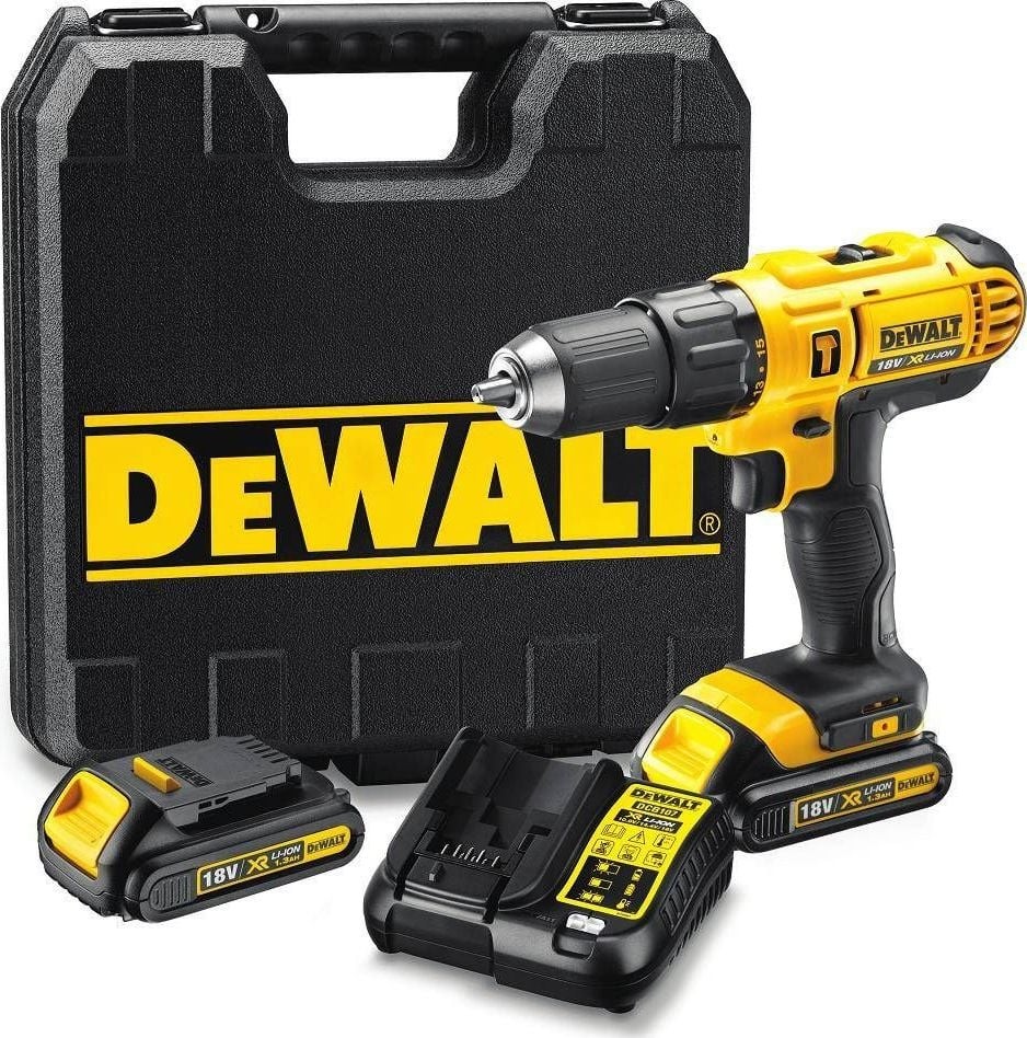 Bohrschrauber Dewalt DCD776C2, 18 V, 2 Akkus à 1,3 Ah