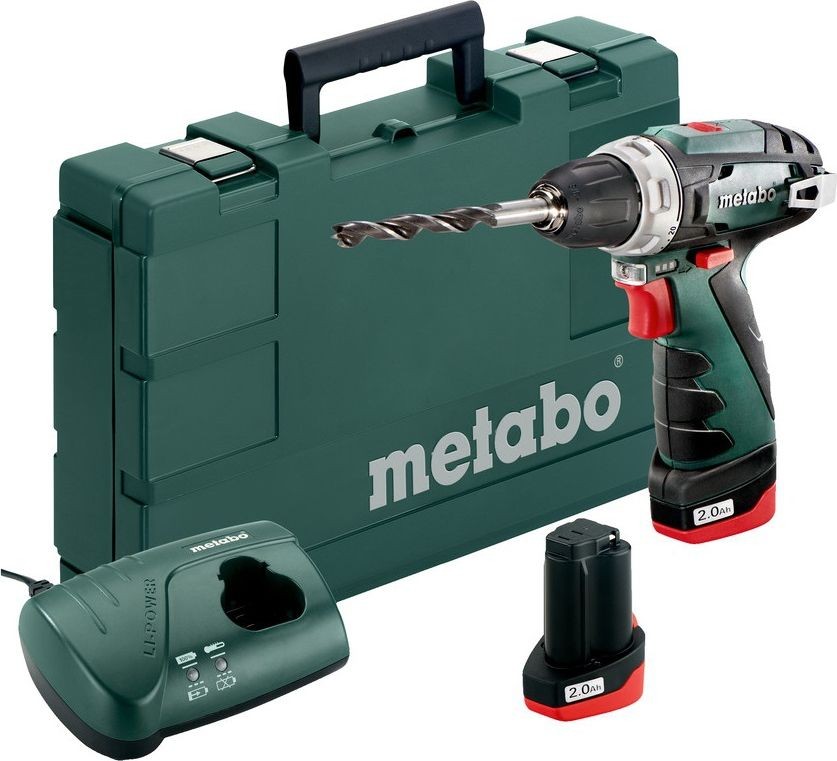 Bohrschrauber Metabo PowerMaxx BS Basic 10,8 V, 2 Akkus à 2 Ah