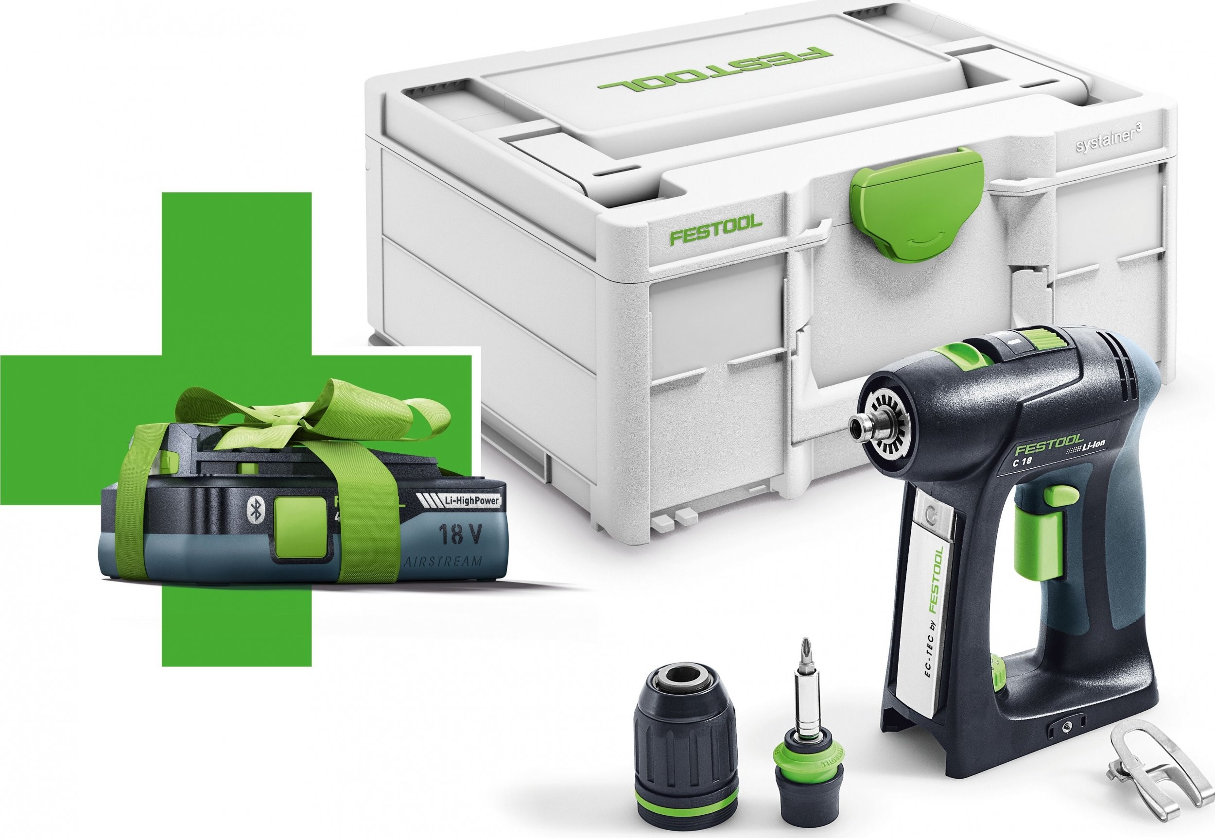 Festool C 18-BASIC Akku-Bohrschrauber (577050) 18 V, 1 x Akku 4 Ah