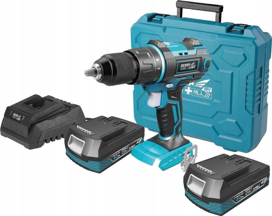 Dedra-Elektrowerkzeugset DED7042: Schraubendreher + 2 x DED7032 + DED7038 + 9-teiliges Zubehörset
