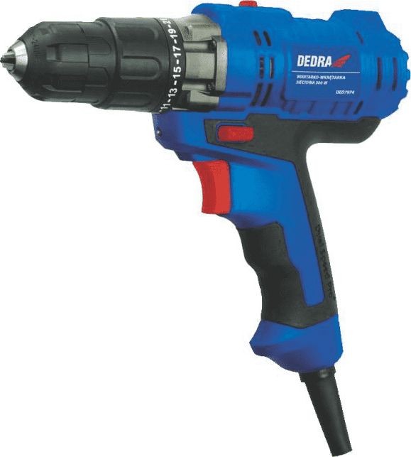 Bohr- und Schraubmaschine Dedra DED7974, 300 W
