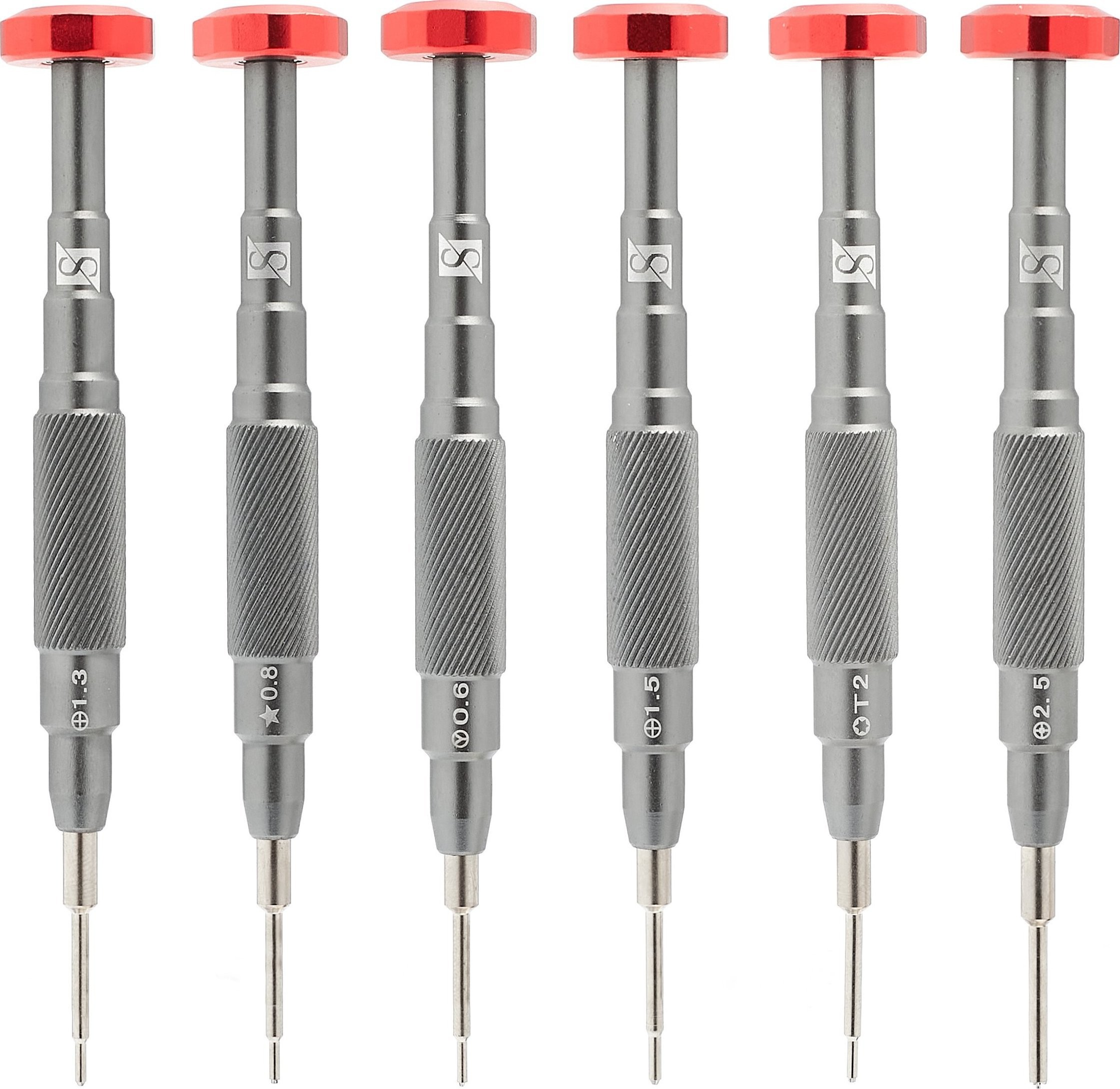 Techrebal PROFESSIONELLES SET PRÄZISIONSSCHRAUBENDREHER, 6-TEILIG