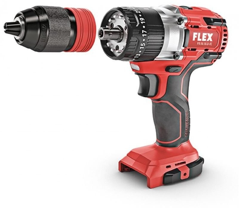 Flex 491233, Akkuschrauber, 18 V, 2,67 kg, 218 mm, 116 mm, 2,67 kg – SOLO