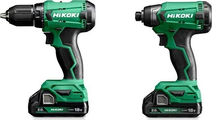 Hikoki HIKOKI 18-V-Set 2x2,0 Ah KC18DAW (Akku-Schrauber DS18DA + Akku-Schraubendreher WH18DA)