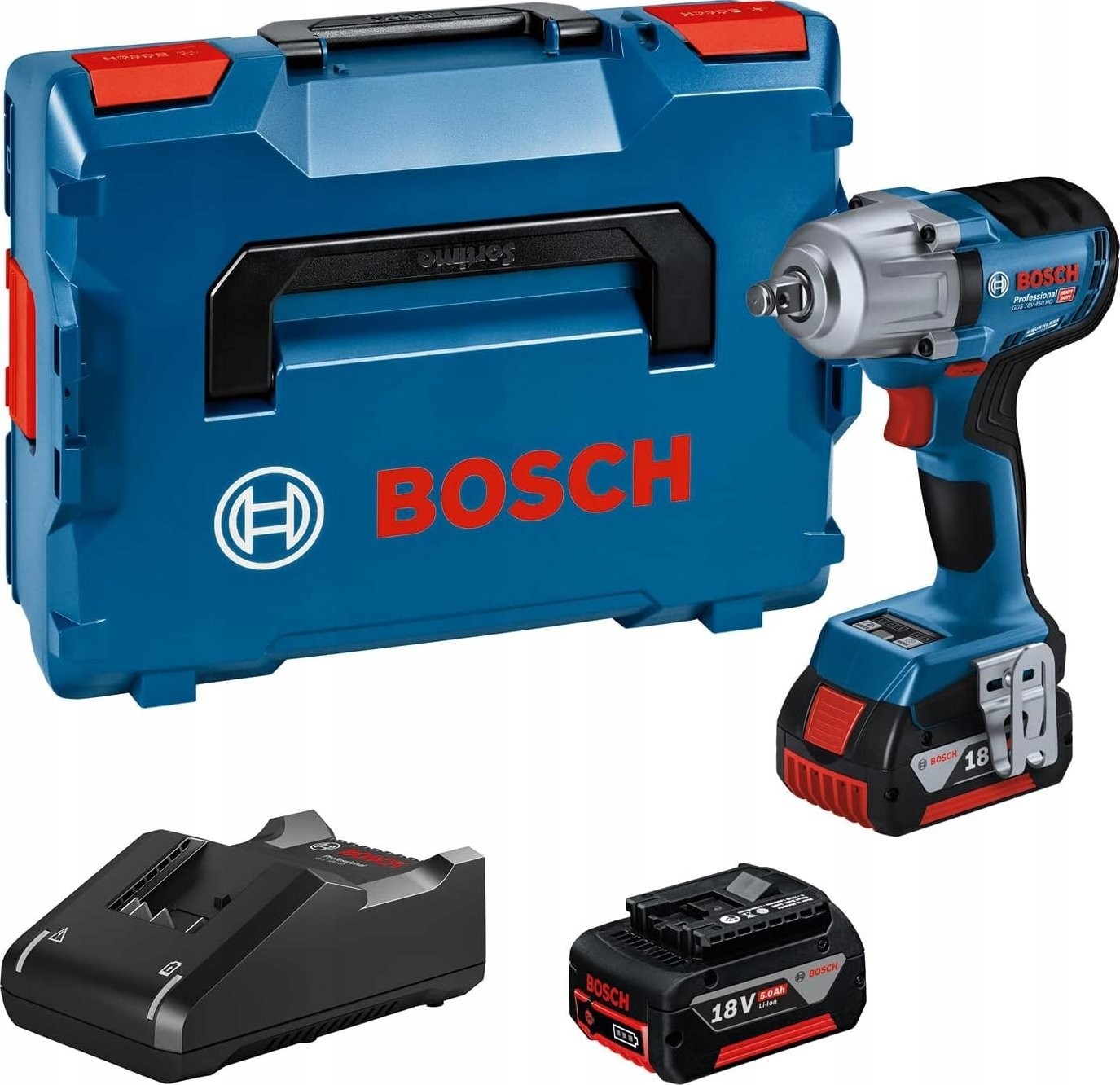 Bosch Professional Set: Bosch Professional Akku-Schlagschrauber GDS 18V-450HC