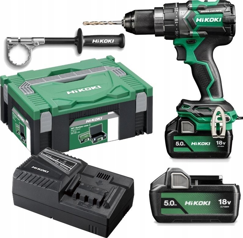 HIKOKI.UD.18V DV18DCWPZ Schraubendreher 140 Nm 2x5,0 Ah BL HITSYSTEM