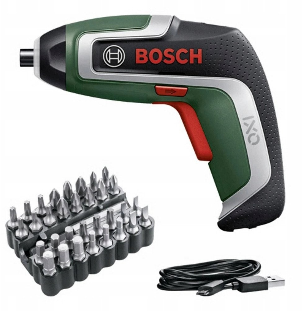 Bosch IXO 7 + 32-teiliges Bit-Set im Karton