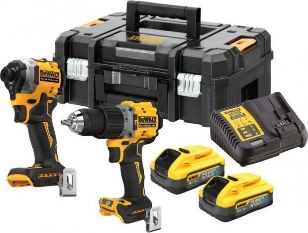 Dewalt SET: Akkuschrauber DCD805 + Akkuschrauber DCF850 18 V, 2 × 5,0 Ah