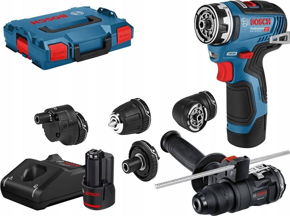 Bosch BOSCH. Akkuschrauber GSR 12V-35 FC + 5x GFA 35/20 Nm 2x3,0 Ah LB