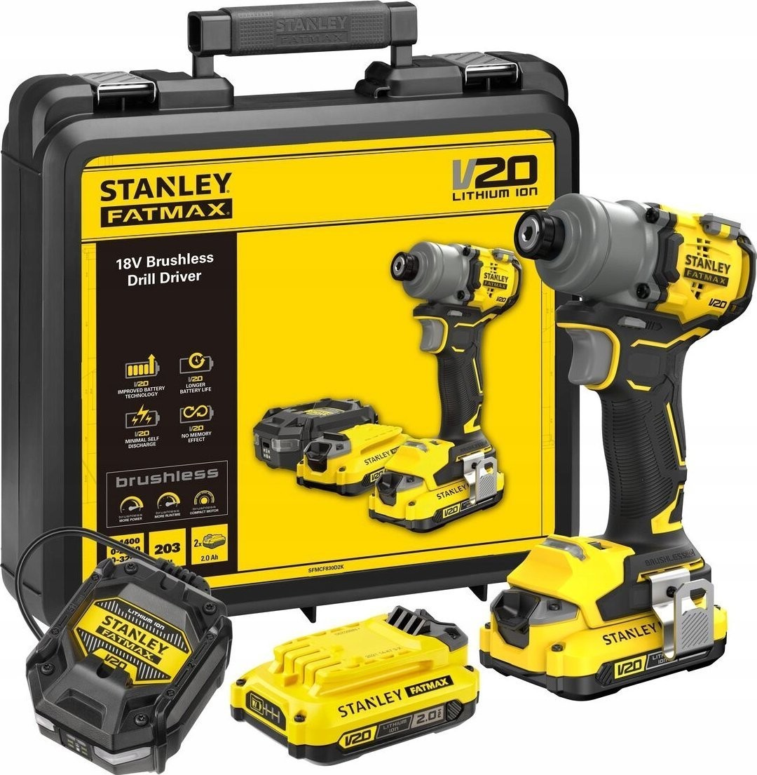Stanley Schraubendreher SFMCF830D2K-QW 18 V