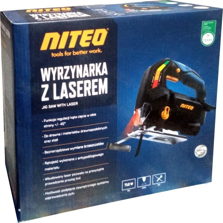 Niteo Stichsäge SDS 710 W mit Laser, Drehzahlregelung