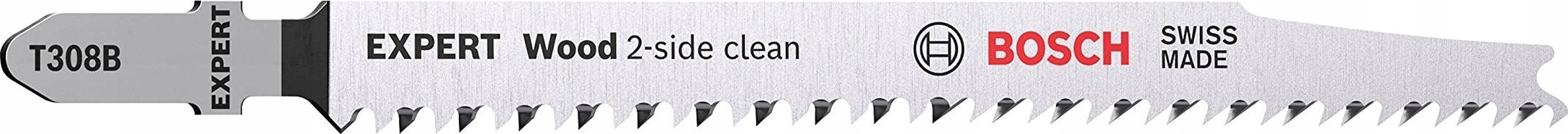 Bosch Powertools Bosch Expert Stichsägeblatt T 308 B „Wood 2-side clean“ (25 Stück)