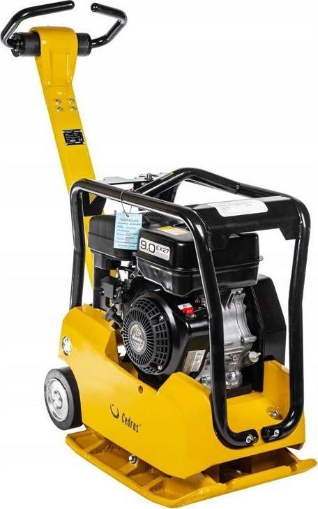 Cedrus CEDRUS ZG04 Benzinbetriebene Bodenverdichtungsmaschine 160 kg mit hydraulischem Rücklauf, bidirektionaler Vorwärts-Rückwärts-Betrieb, Plattenverdichter 6,9