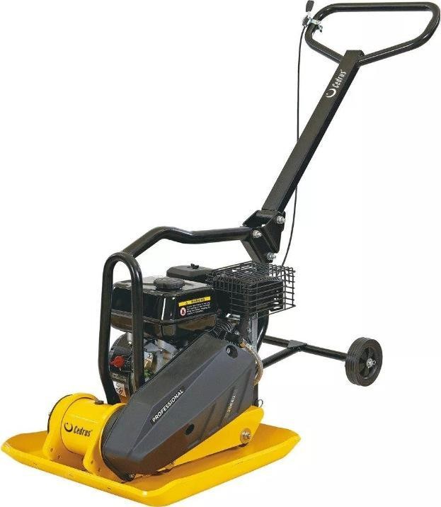 Cedrus CEDRUS ZG01 Benzin-Bodenverdichter 96 kg / 6,5 PS + Transporträder + Silikonmatte – EWIMAX – OFI