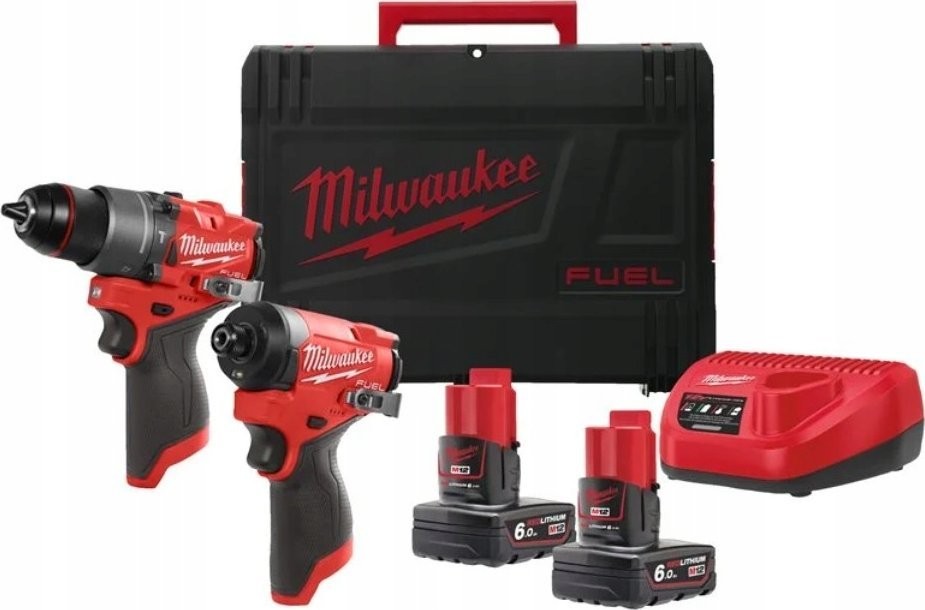 Milwaukee 6-teiliges Elektrowerkzeug-Set (M12 FPP2A2-602X)