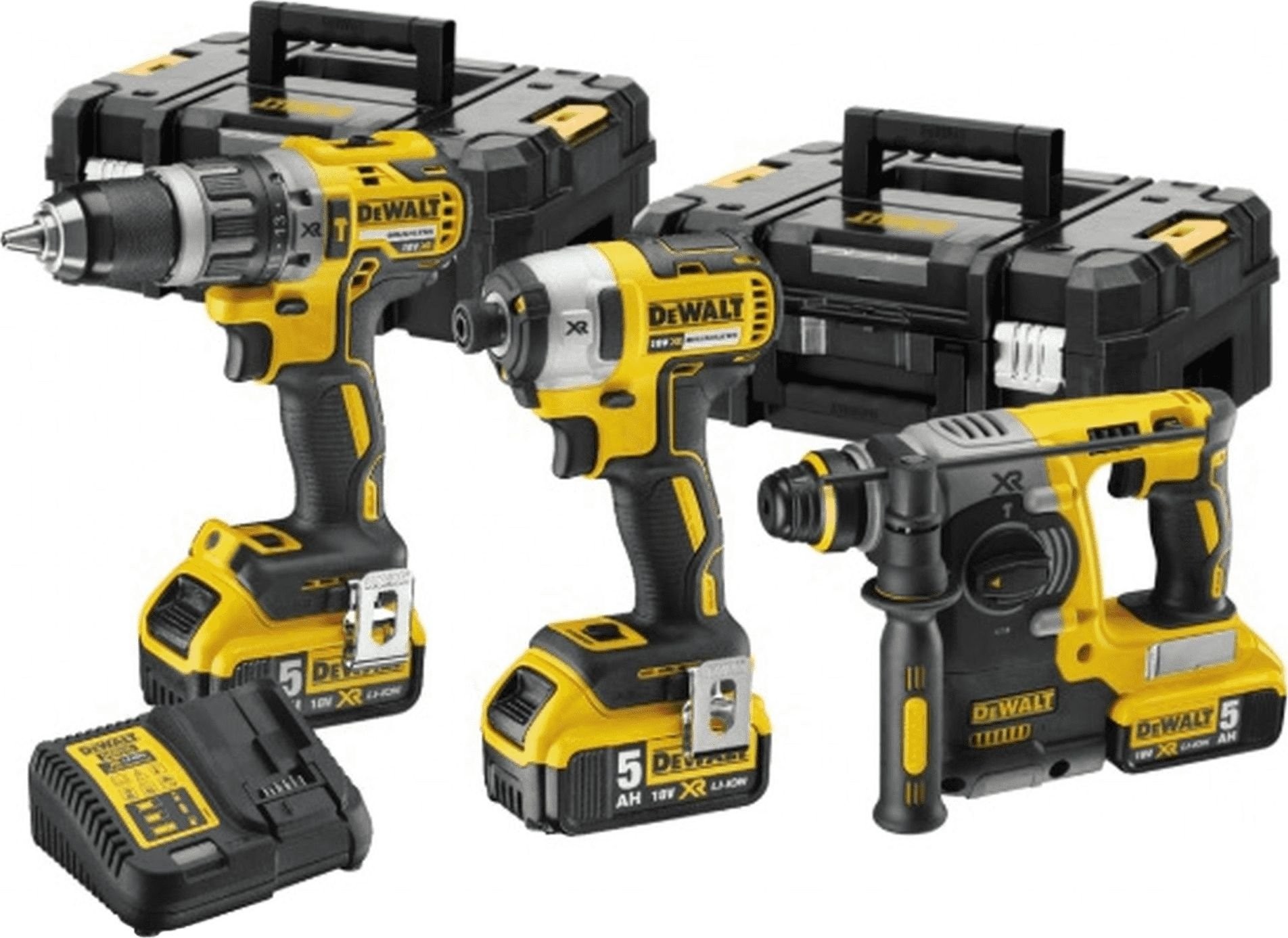 Dewalt 9-teiliges Elektrowerkzeug-Set (DCK368P3T-QW)