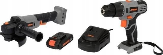 Toya STHOR Elektrowerkzeug-Set: 20-V-Schleifmaschine + 20-V-Akkuschrauber (26 Nm)   1x2,0 Ah