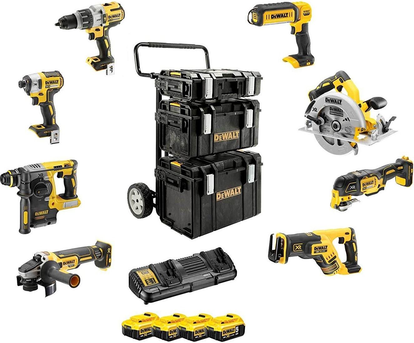 Dewalt 13-teiliges Elektrowerkzeug-Set (DCK853P4-QW)