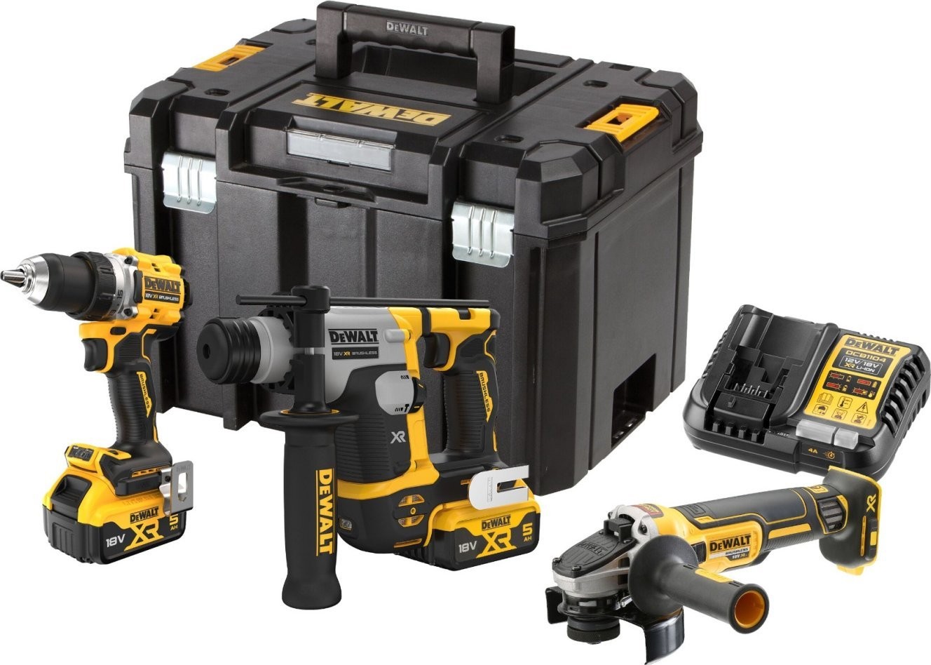 Dewalt 3-teiliges Elektrowerkzeug-Set (DCK355P2T-QW)