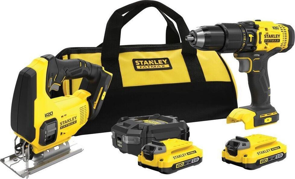 Stanley 6-teiliges Elektrowerkzeug-Set (SFMCK212D2S-QW)