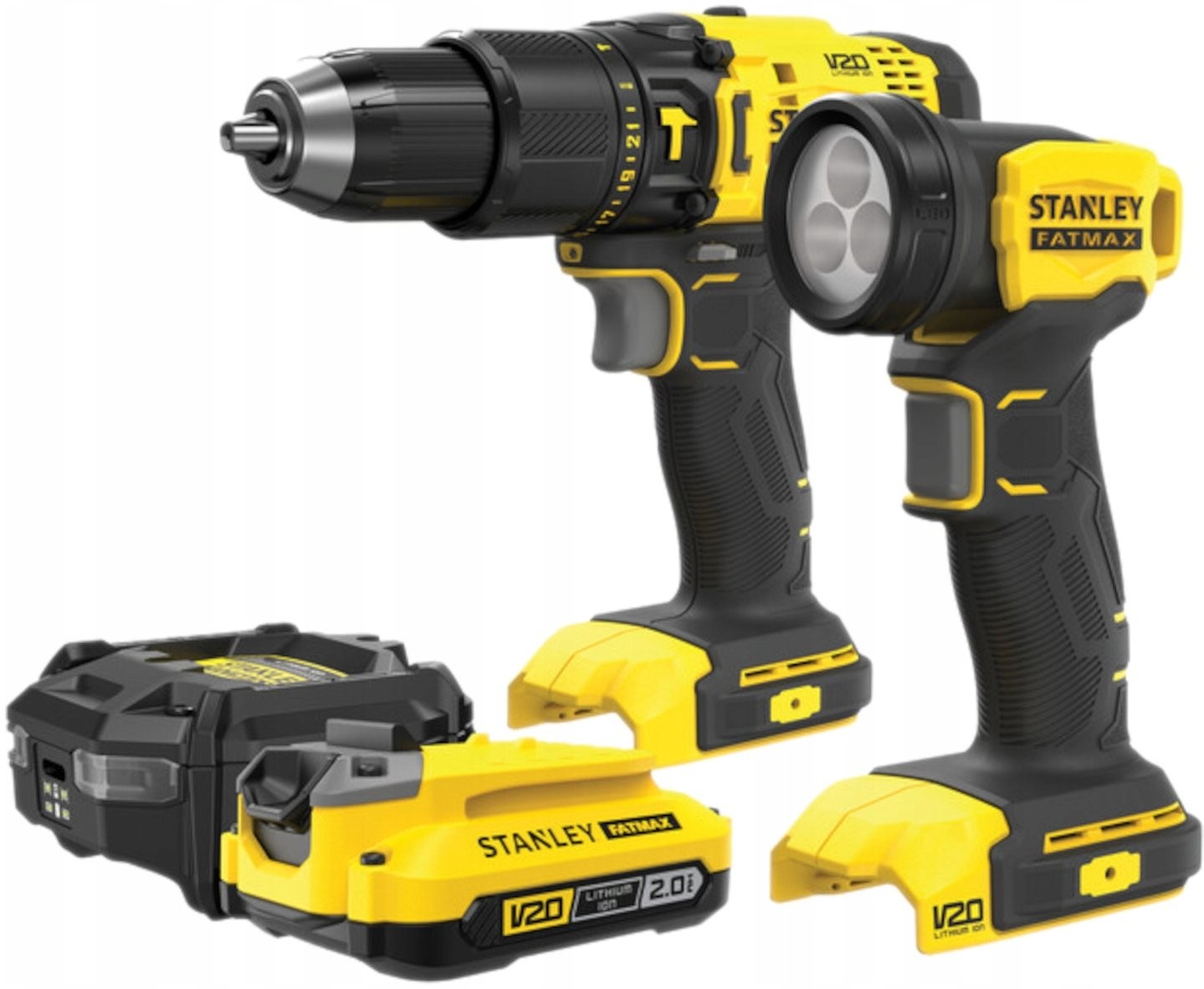 Stanley 4-teiliges Elektrowerkzeug-Set (SFMCK210D1-QW)